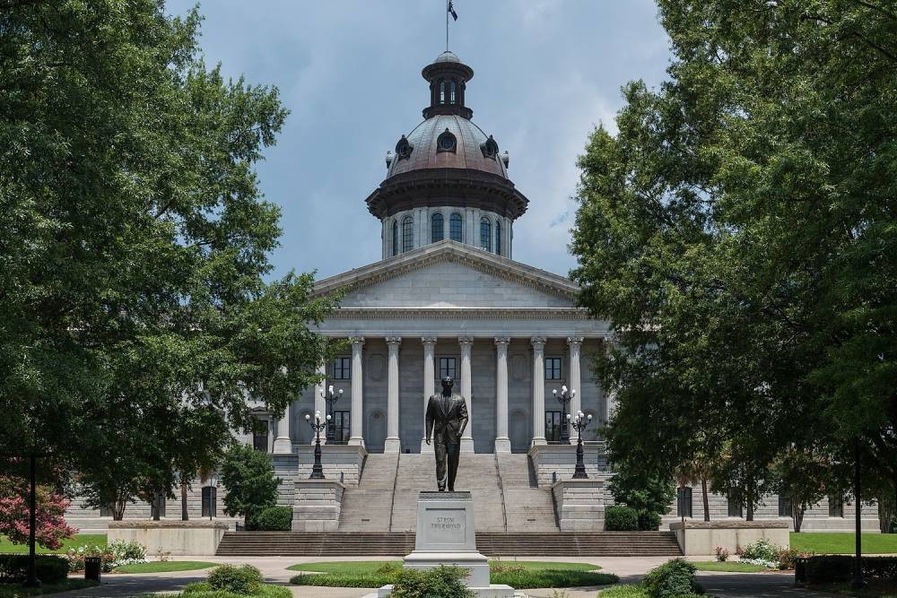 South Carolina State House Near Columbia, SC