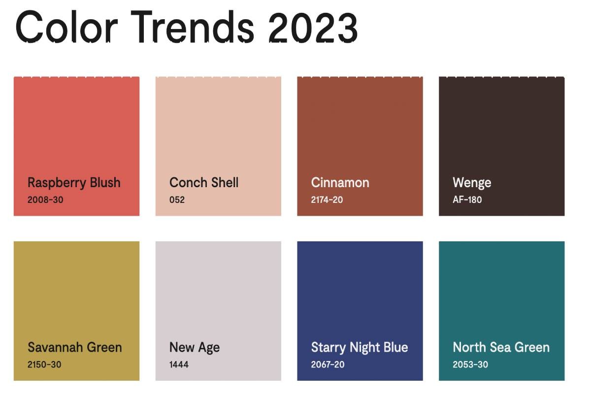 Benjamin Moore Color Trends 2023 Palette, Color of the Year 2023 near Lexington, South Carolina (SC)
