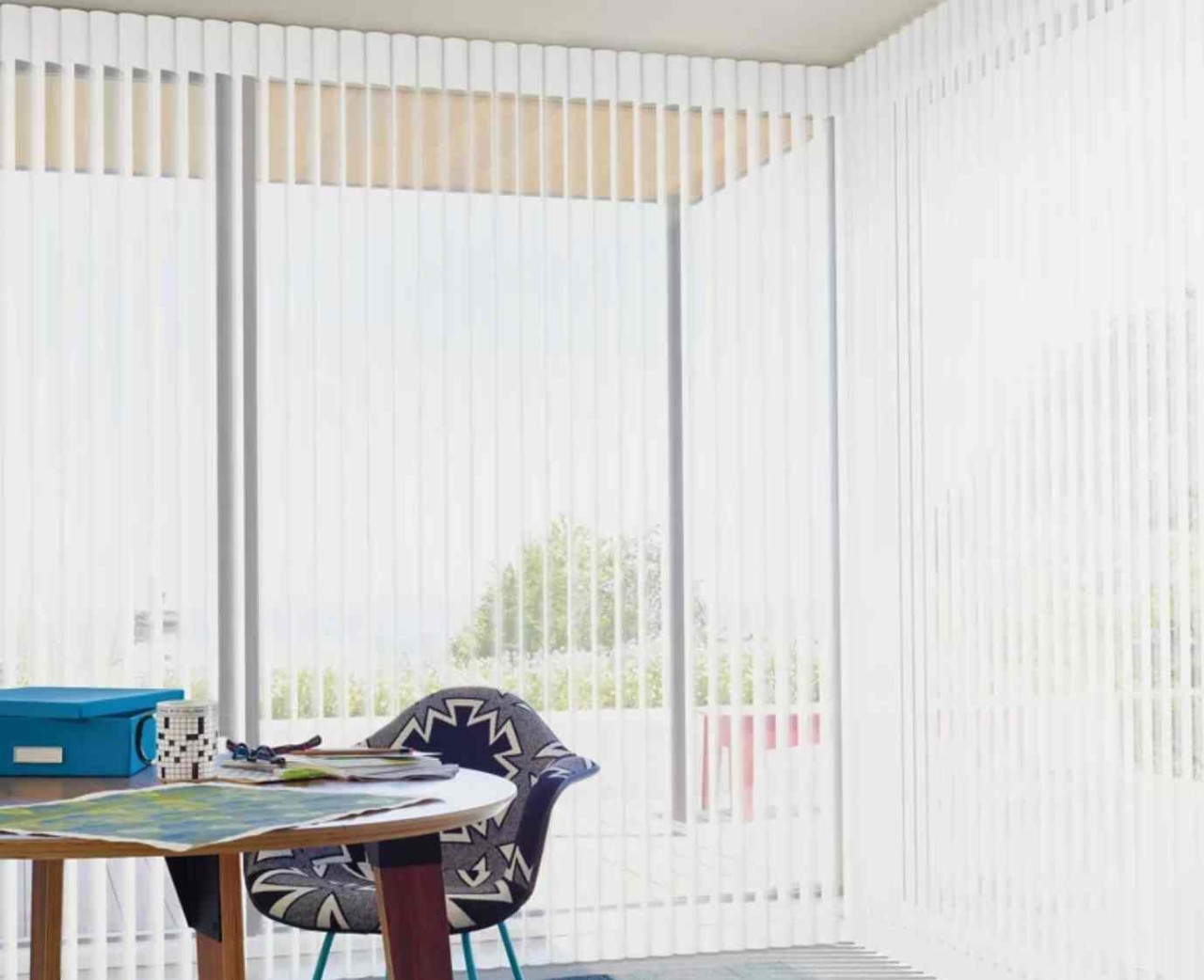 Hunter Douglas Luminette® Sheer Panels in a home near Lexington, SC.